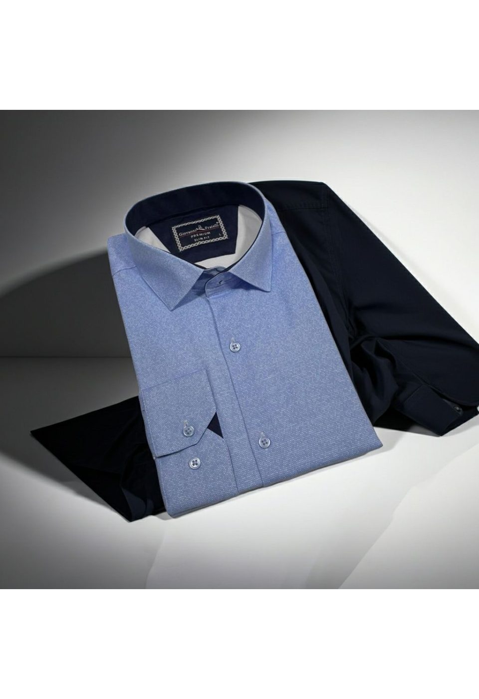 Slim Fit Uzun Kol Desenli Erkek Gömlek 3GMK312177014 - Giovanni Fratelli