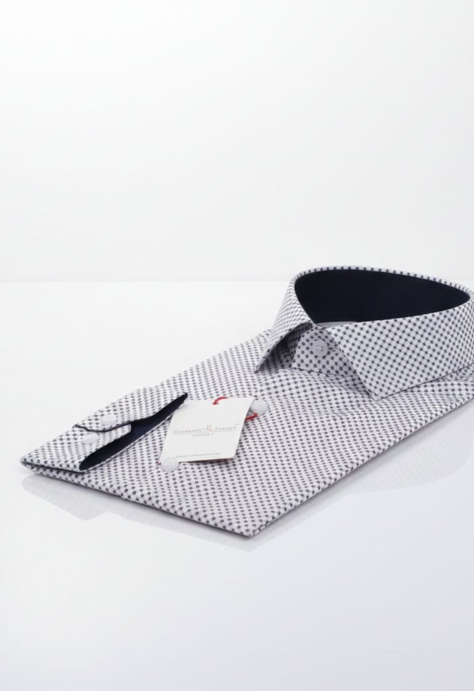2179 CR SATIN 002 Slim Fit Uzun Kol Desenli Saten Gömlek 3GMK312179002 - Giovanni Fratelli
