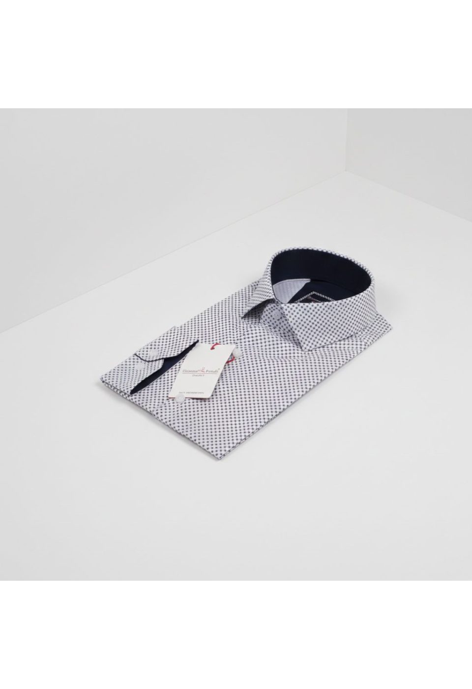 2179 CR SATIN 002 Slim Fit Uzun Kol Desenli Saten Gömlek 3GMK312179002 - Giovanni Fratelli