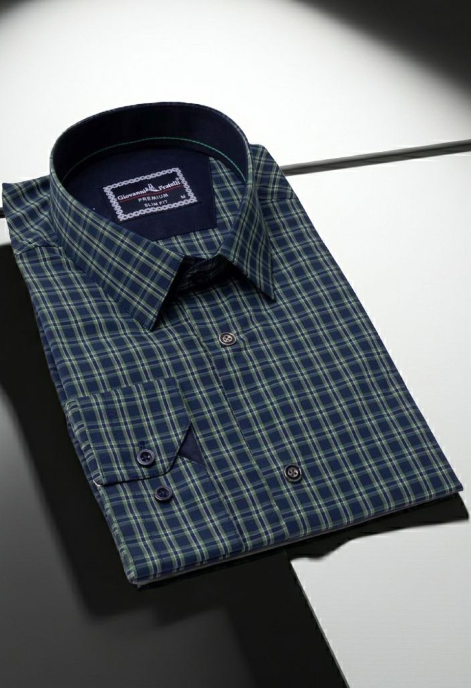 6101 CR 001 Slim Fit Uzun Kol Desenli Erkek Gömlek 3GMK316101001 - Giovanni Fratelli