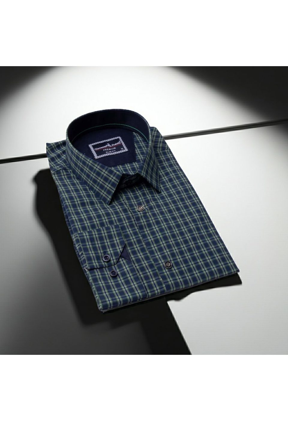 6101 CR 001 Slim Fit Uzun Kol Desenli Erkek Gömlek 3GMK316101001 - Giovanni Fratelli