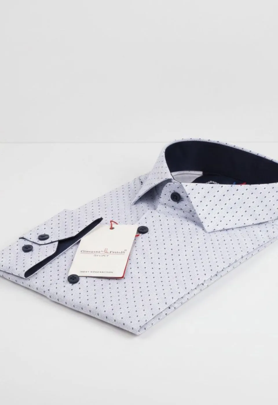 8 Drop Slim Fit Uzun Kol Desenli Erkek Gömlek 3GMK312192001