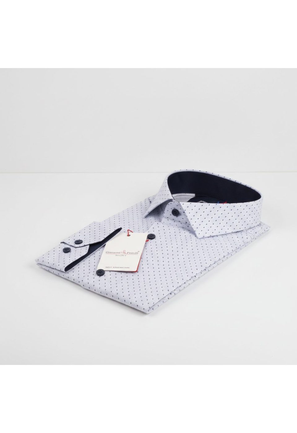 8 Drop Slim Fit Uzun Kol Desenli Erkek Gömlek 3GMK312192001 - Giovanni Fratelli