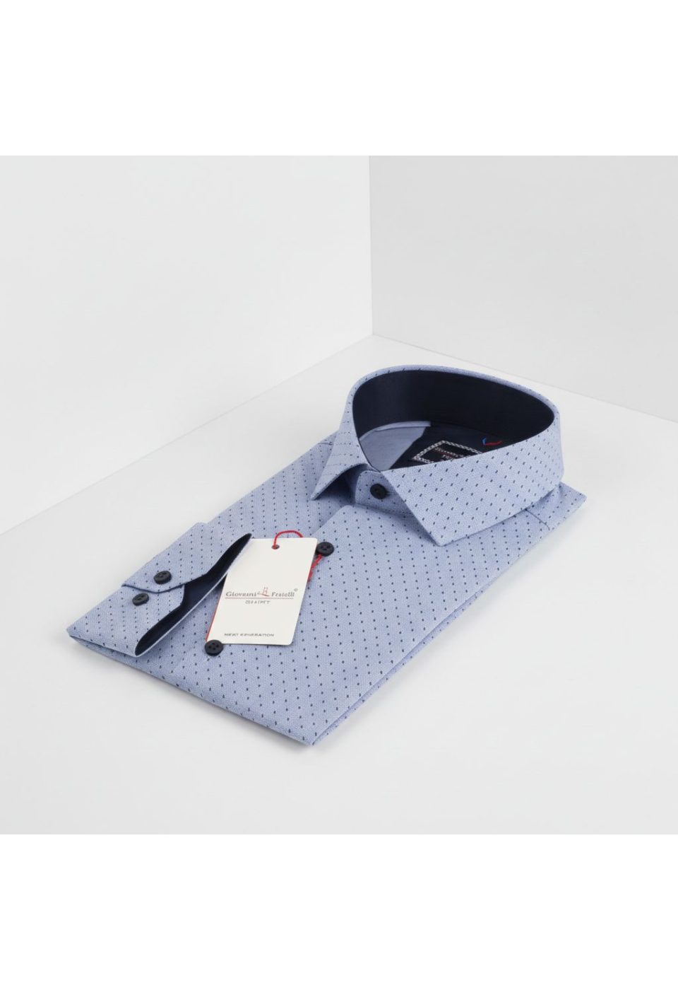 2192 CR 8 DROP 002 8 Drop Slim Fit Uzun Kol Desenli Erkek Gömlek 3GMK312192002 - Giovanni Fratelli