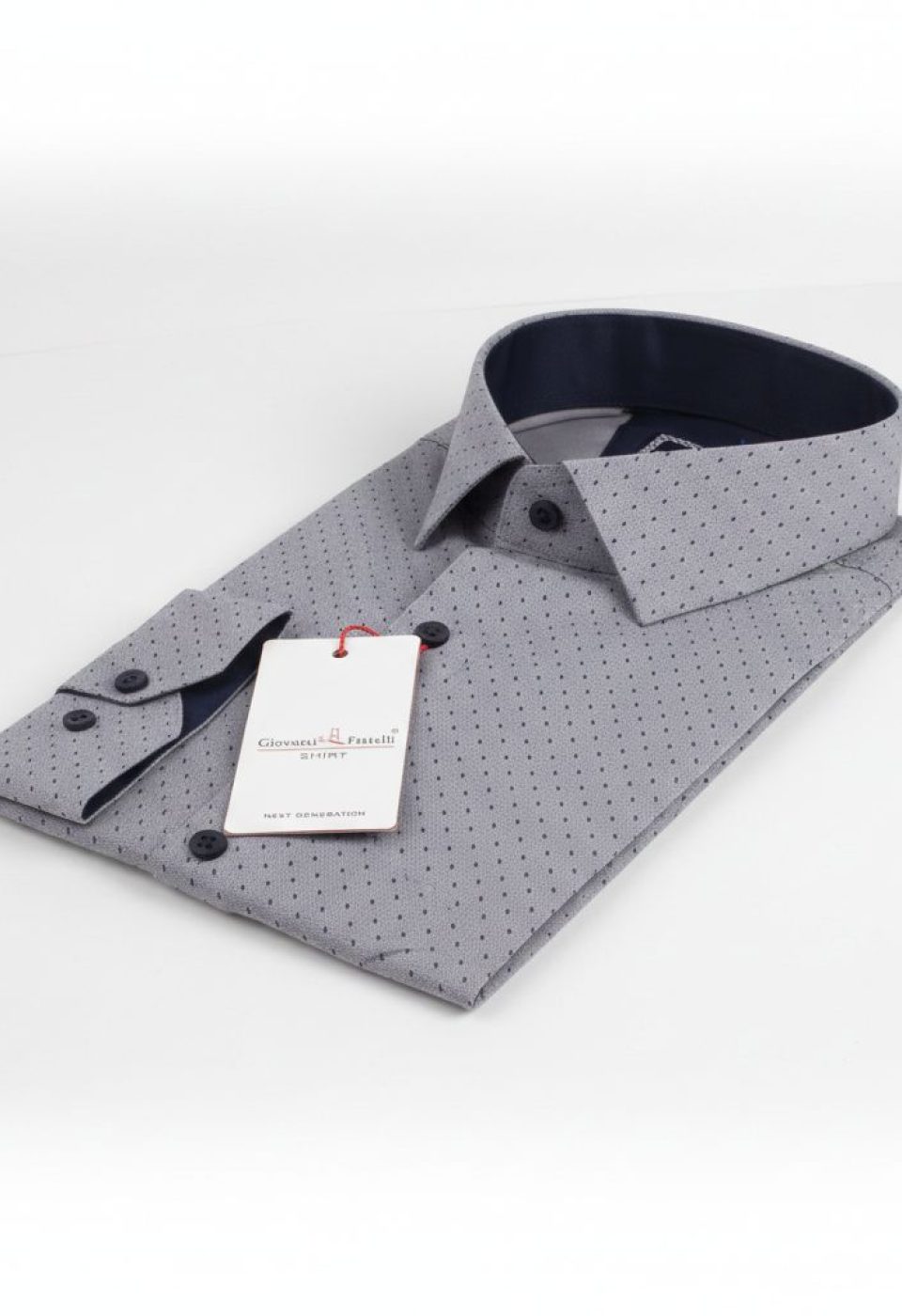 8 Drop Slim Fit Uzun Kol Desenli Erkek Gömlek 3GMK312192003