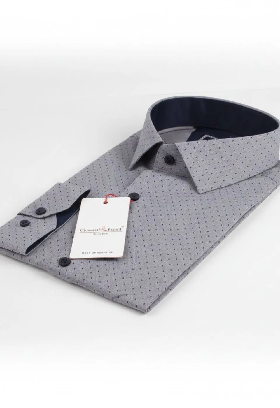 8 Drop Slim Fit Uzun Kol Desenli Erkek Gömlek 3GMK312192003