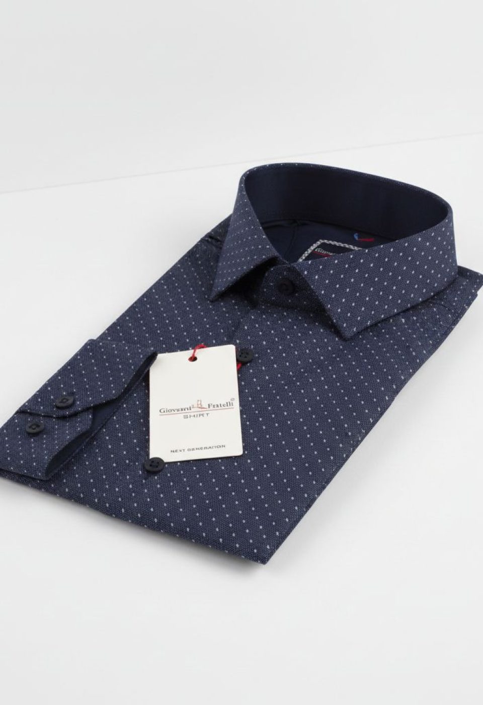 8 Drop Slim Fit Uzun Kol Desenli Erkek Gömlek 3GMK312192004