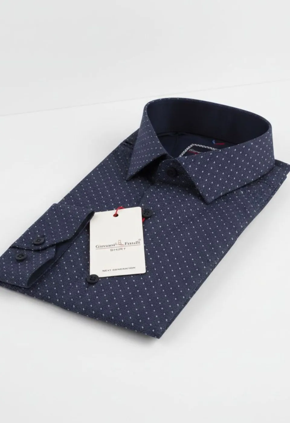 8 Drop Slim Fit Uzun Kol Desenli Erkek Gömlek 3GMK312192004