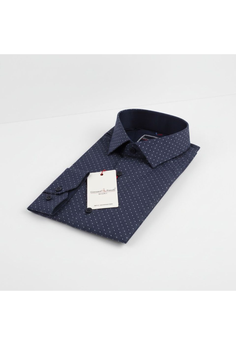 8 Drop Slim Fit Uzun Kol Desenli Erkek Gömlek 3GMK312192004 - Giovanni Fratelli