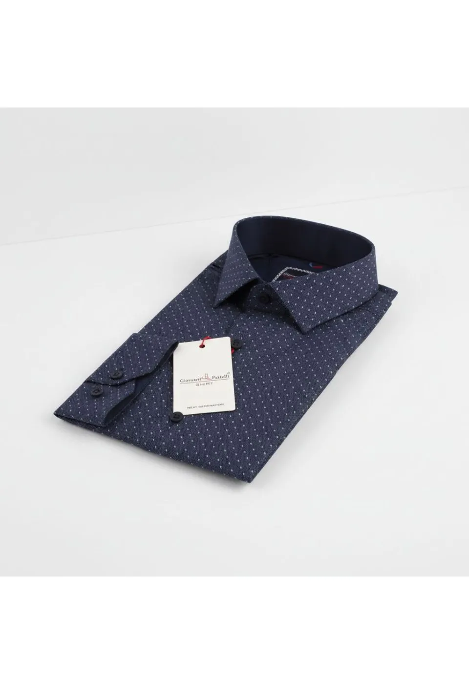 8 Drop Slim Fit Uzun Kol Desenli Erkek Gömlek 3GMK312192004 - Giovanni Fratelli