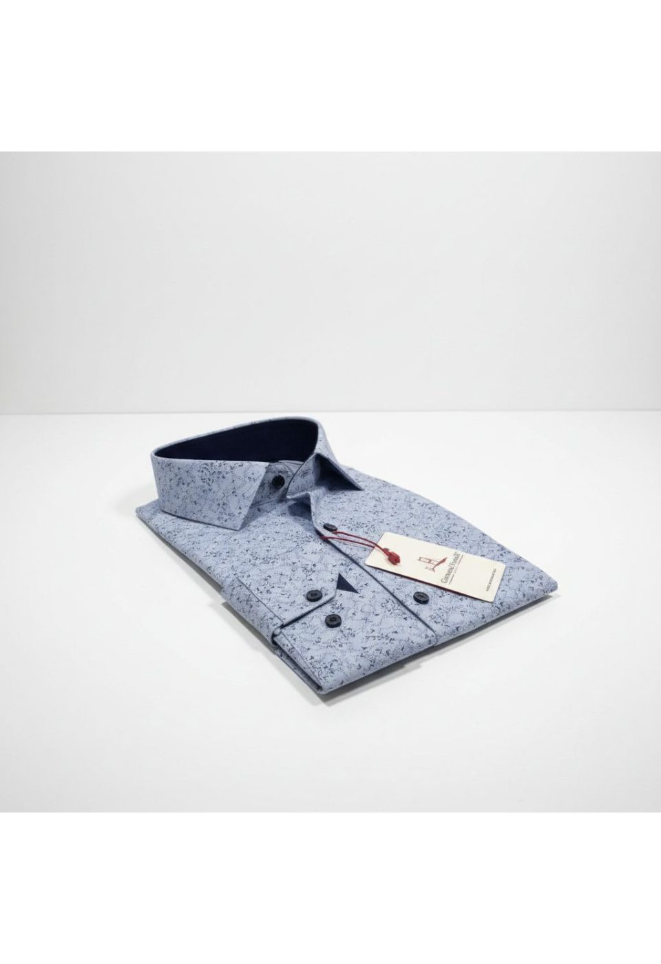 8 Drop Slim Fit Uzun Kol Desenli Erkek Gömlek 3GMK312194004 - Giovanni Fratelli