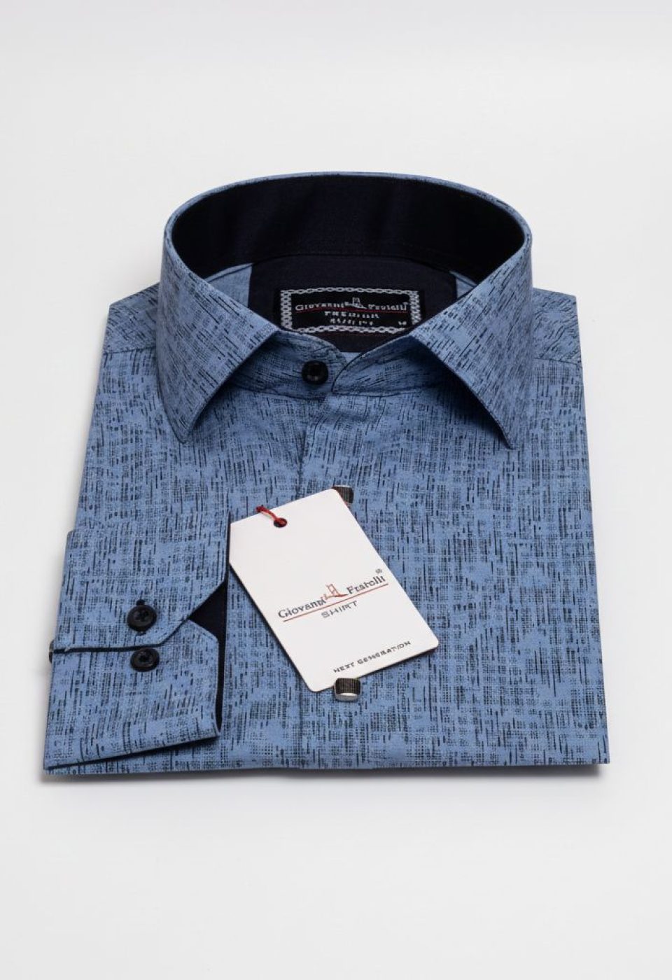 Slim Fit Uzun Kol Dijital Baskılı Desenli Erkek Gömlek 3GMK312198002