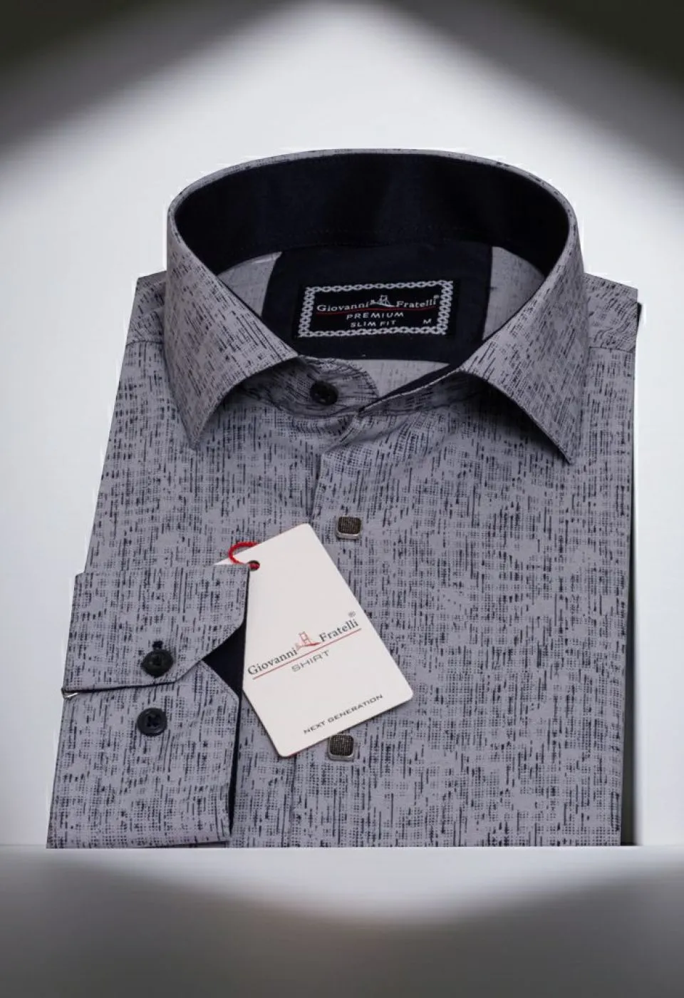 Slim Fit Uzun Kol Dijital Baskılı Desenli Erkek Gömlek 3GMK312198003 - Giovanni Fratelli