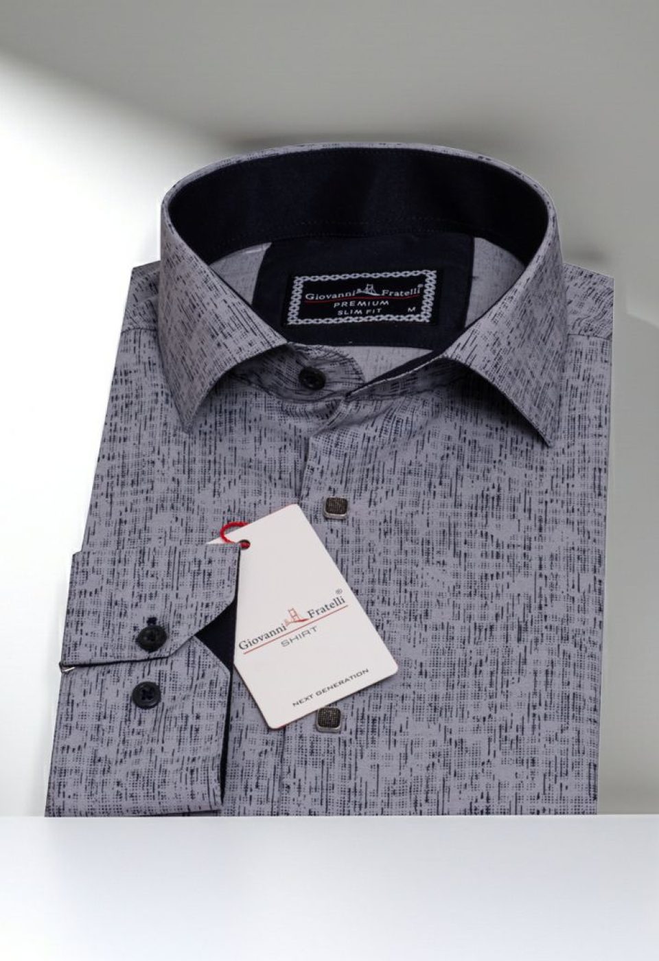 Slim Fit Uzun Kol Dijital Baskılı Desenli Erkek Gömlek 3GMK312198003