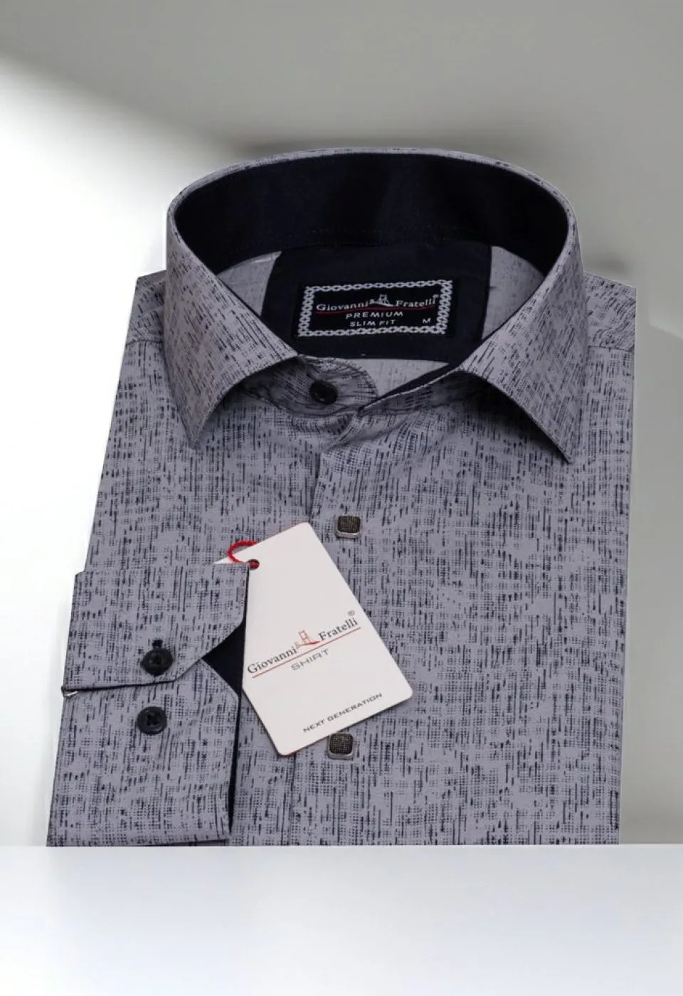 Slim Fit Uzun Kol Dijital Baskılı Desenli Erkek Gömlek 3GMK312198003