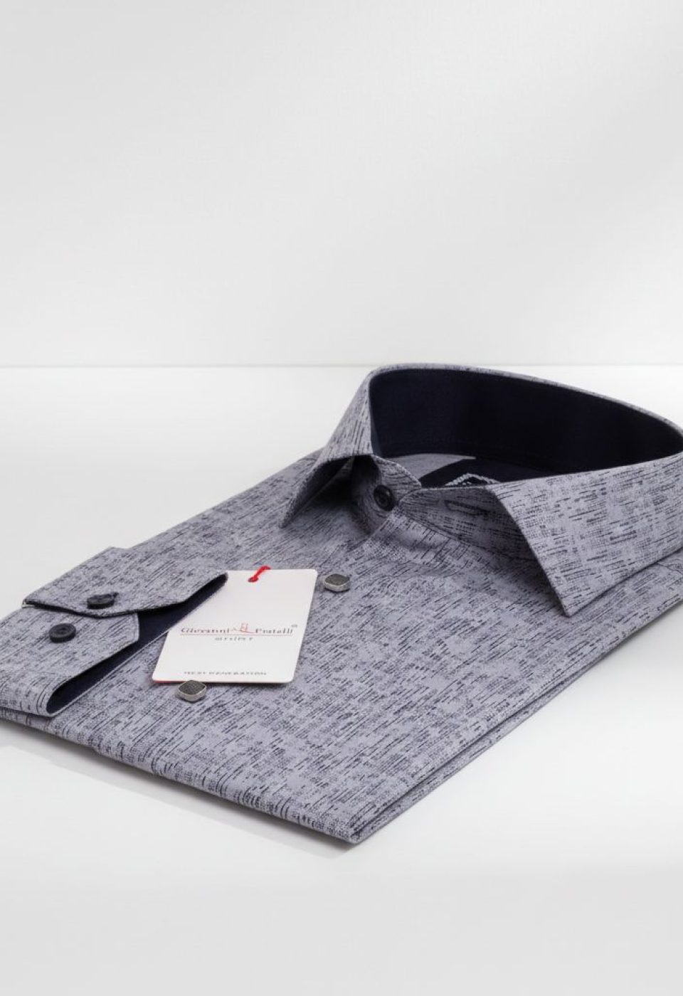 Slim Fit Uzun Kol Dijital Baskılı Desenli Erkek Gömlek 3GMK312198003