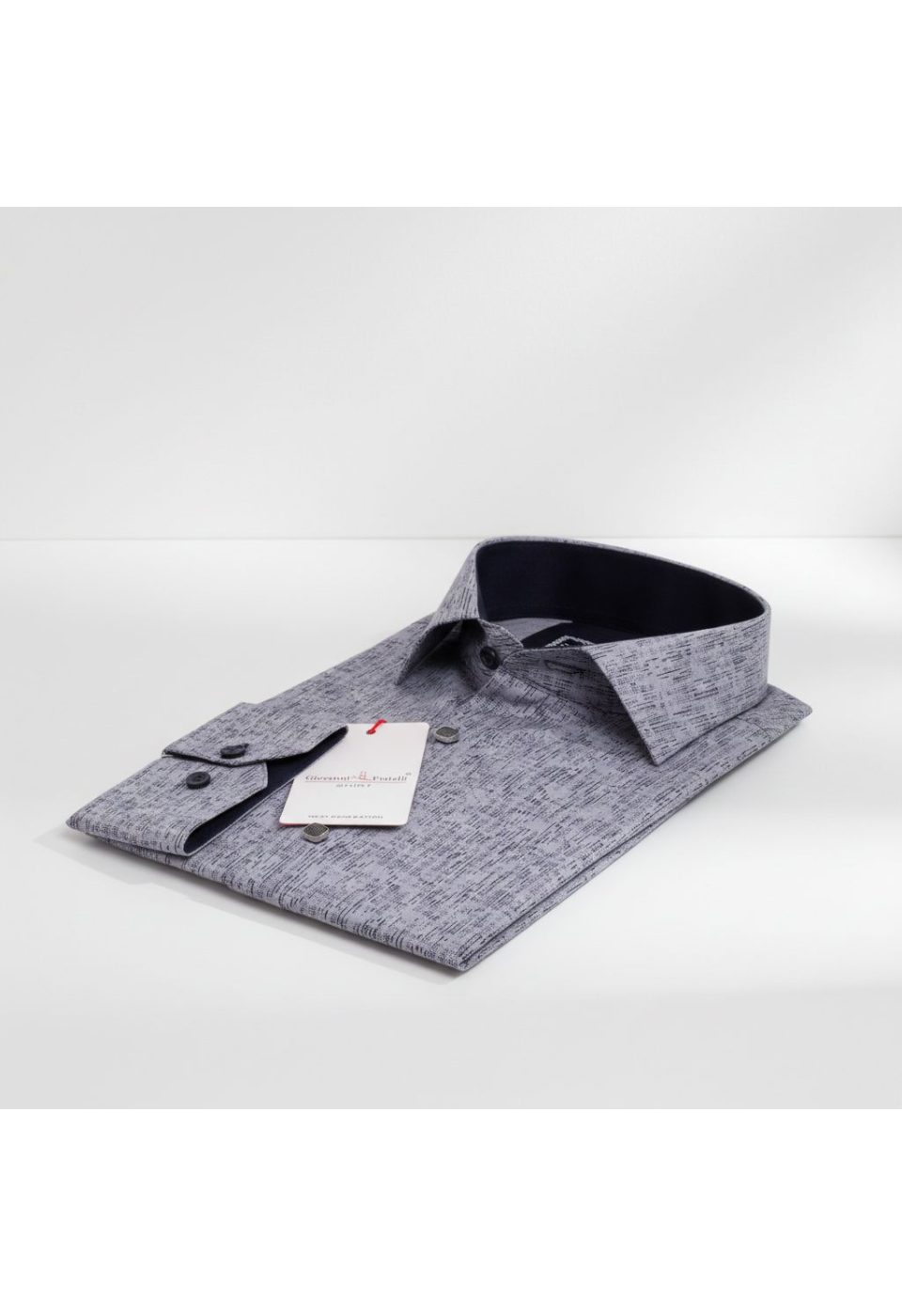 Slim Fit Uzun Kol Dijital Baskılı Desenli Erkek Gömlek 3GMK312198003 - Giovanni Fratelli