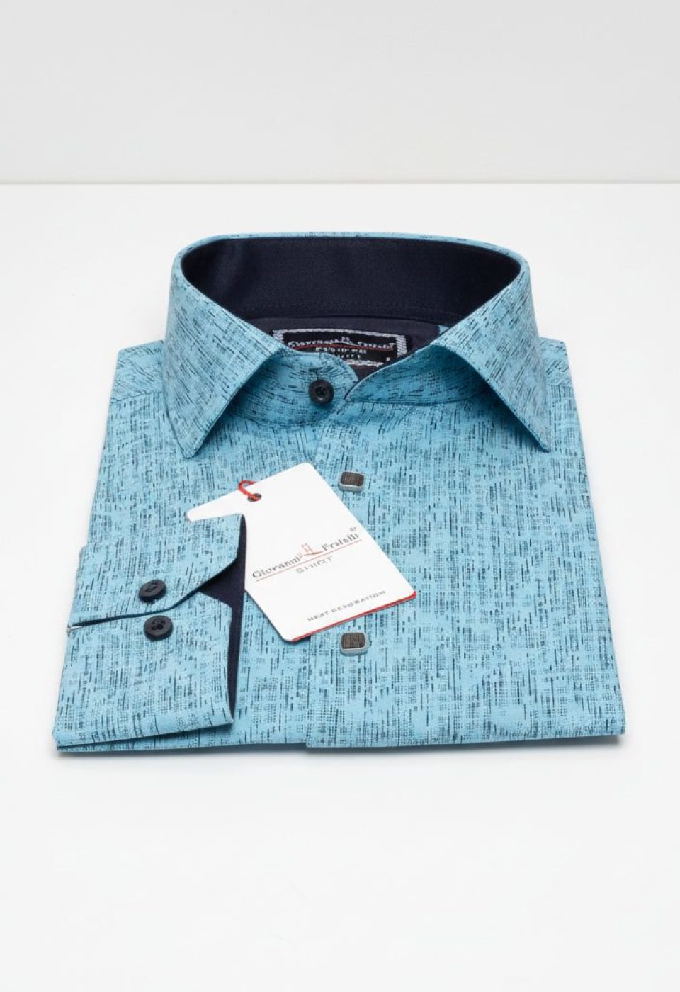 Slim Fit Uzun Kol Dijital Baskılı Desenli Erkek Gömlek 3GMK312198007