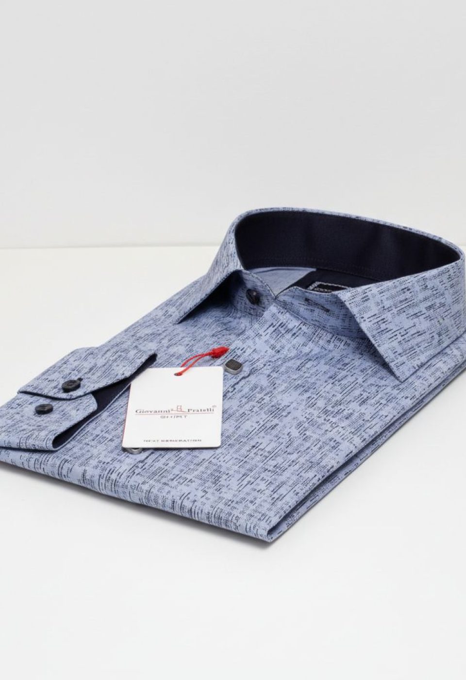 Slim Fit Uzun Kol Dijital Baskılı Desenli Erkek Gömlek 3GMK312198008