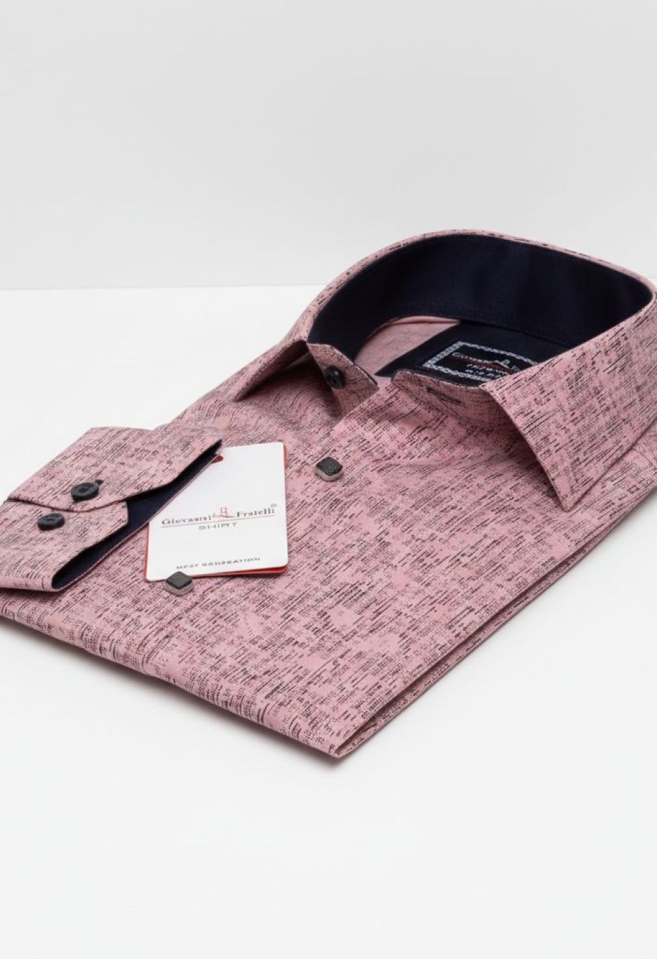 Slim Fit Uzun Kol Dijital Baskılı Desenli Erkek Gömlek 3GMK312198009