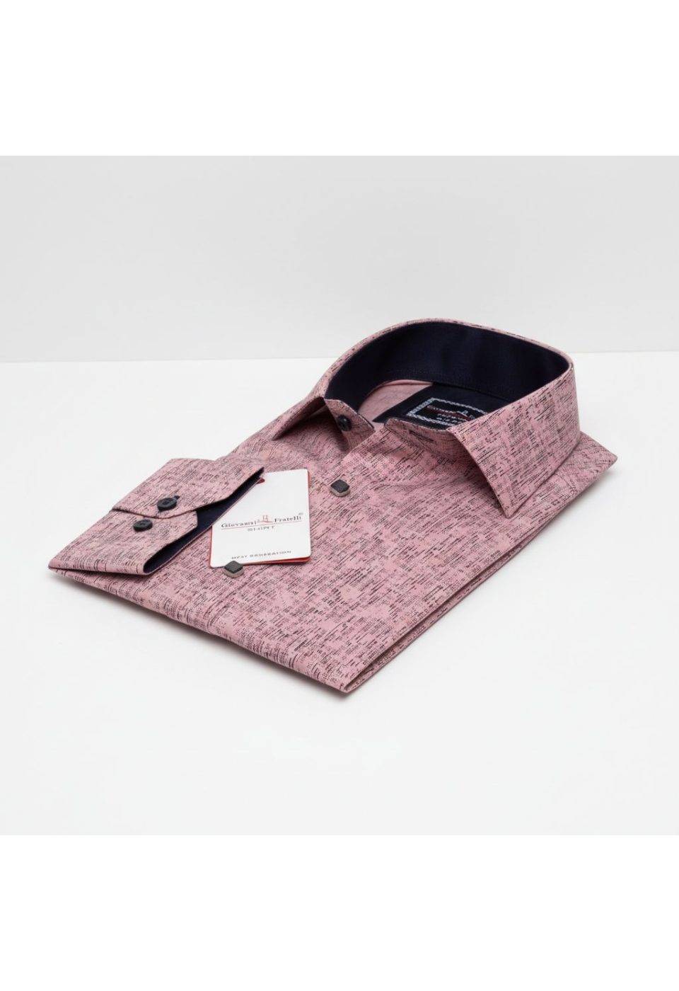 Slim Fit Uzun Kol Dijital Baskılı Desenli Erkek Gömlek 3GMK312198009 - Giovanni Fratelli