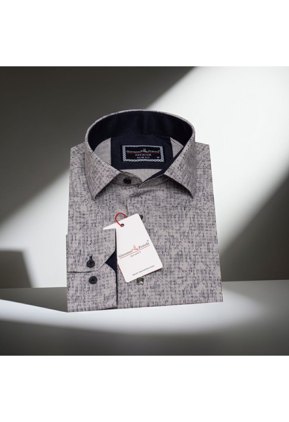 Slim Fit Uzun Kol Dijital Baskılı Desenli Erkek Gömlek 3GMK312198011 - Giovanni Fratelli