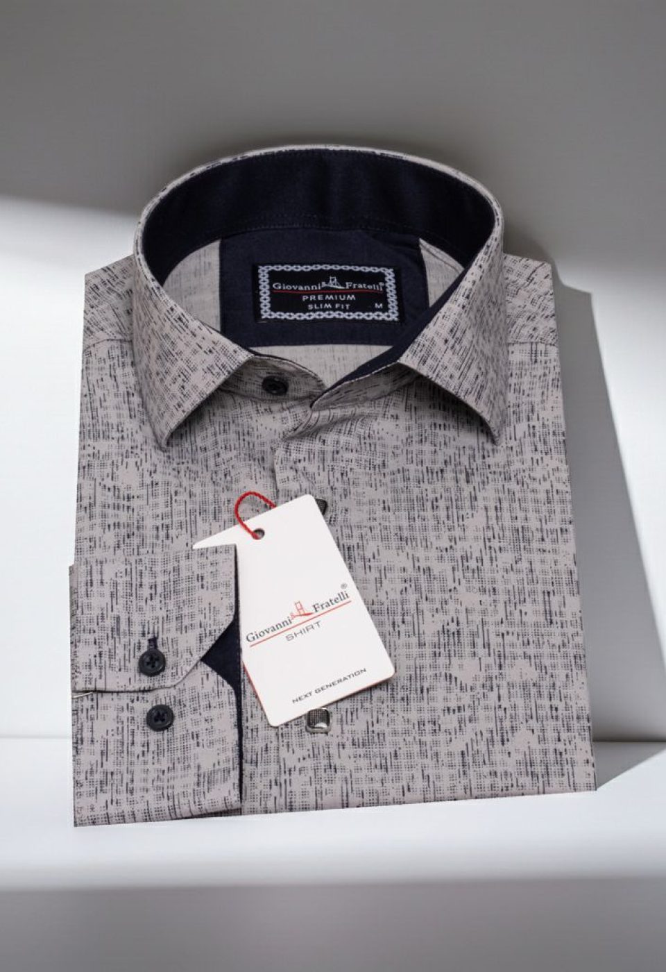 Slim Fit Uzun Kol Dijital Baskılı Desenli Erkek Gömlek 3GMK312198011