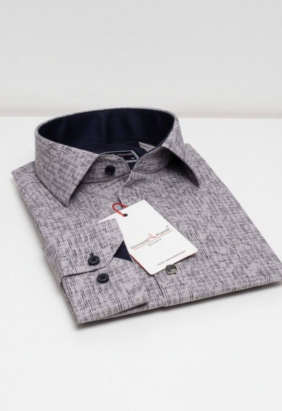 Slim Fit Uzun Kol Dijital Baskılı Desenli Erkek Gömlek 3GMK312198011