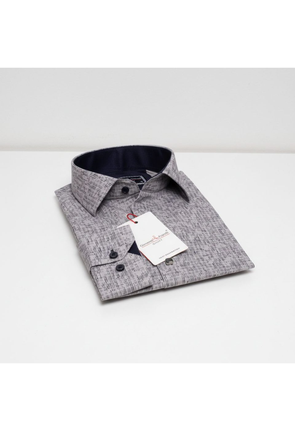 Slim Fit Uzun Kol Dijital Baskılı Desenli Erkek Gömlek 3GMK312198011 - Giovanni Fratelli