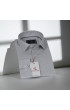 Slim Fit Uzun Kol Desenli Saten Gömlek 3GMK312419001 Slim Fit Uzun Kol Desenli Saten Gömlek 3GMK312419001