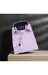 Slim Fit Uzun Kol Desenli Saten Gömlek 3GMK312420002