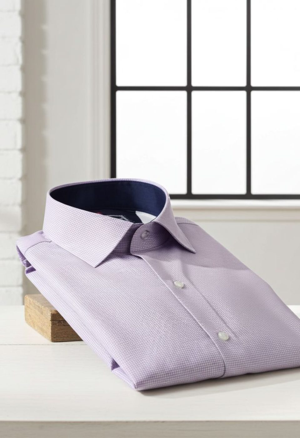 Slim Fit Uzun Kol Desenli Saten Gömlek 3GMK312420003 - Giovanni Fratelli