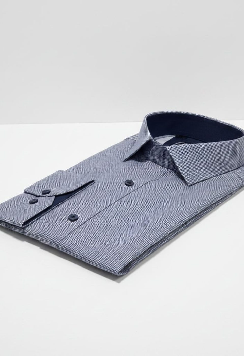 Slim Fit Uzun Kol Desenli Saten Gömlek 3GMK312420014 - Giovanni Fratelli