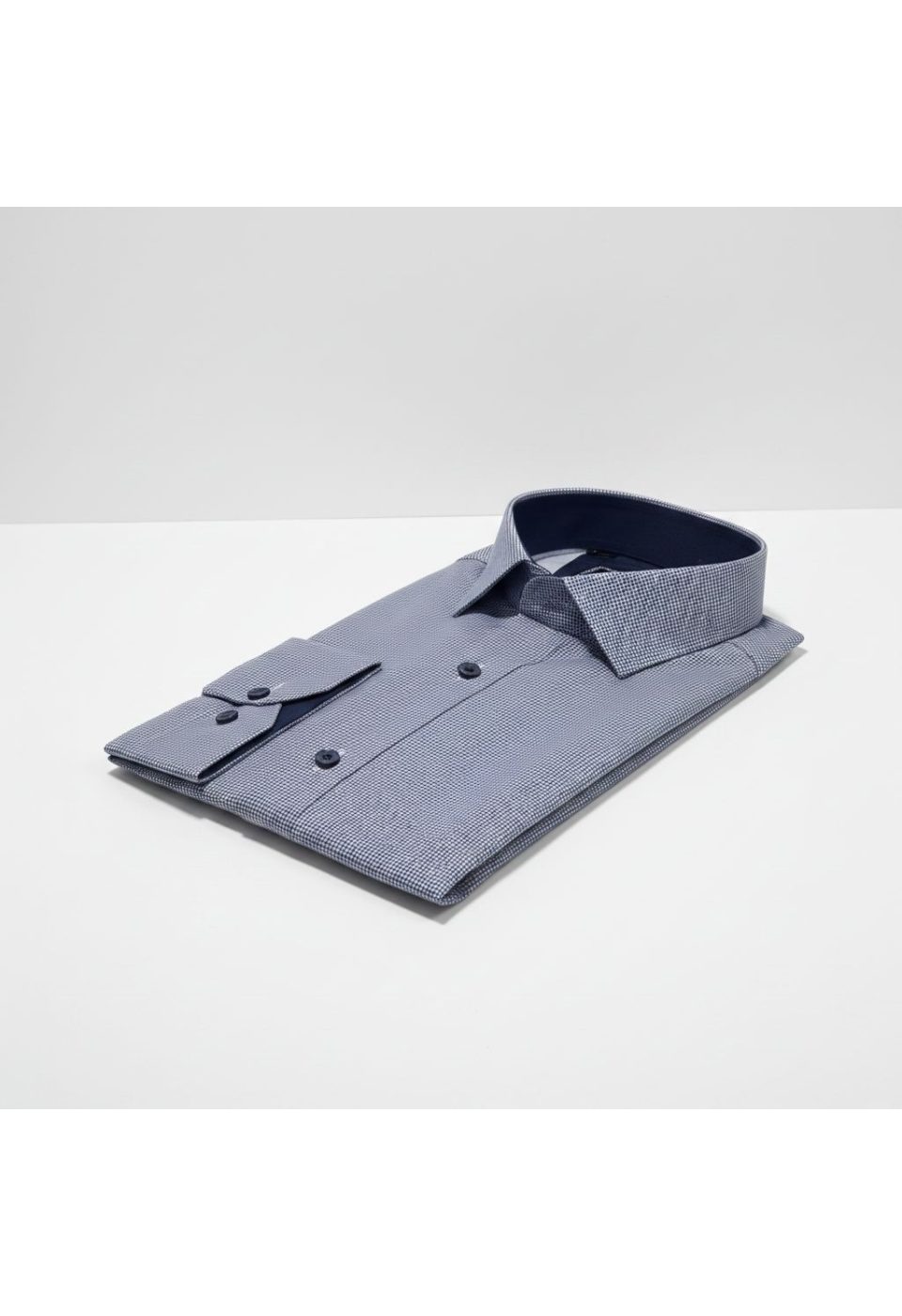 Slim Fit Uzun Kol Desenli Saten Gömlek 3GMK312420014 - Giovanni Fratelli
