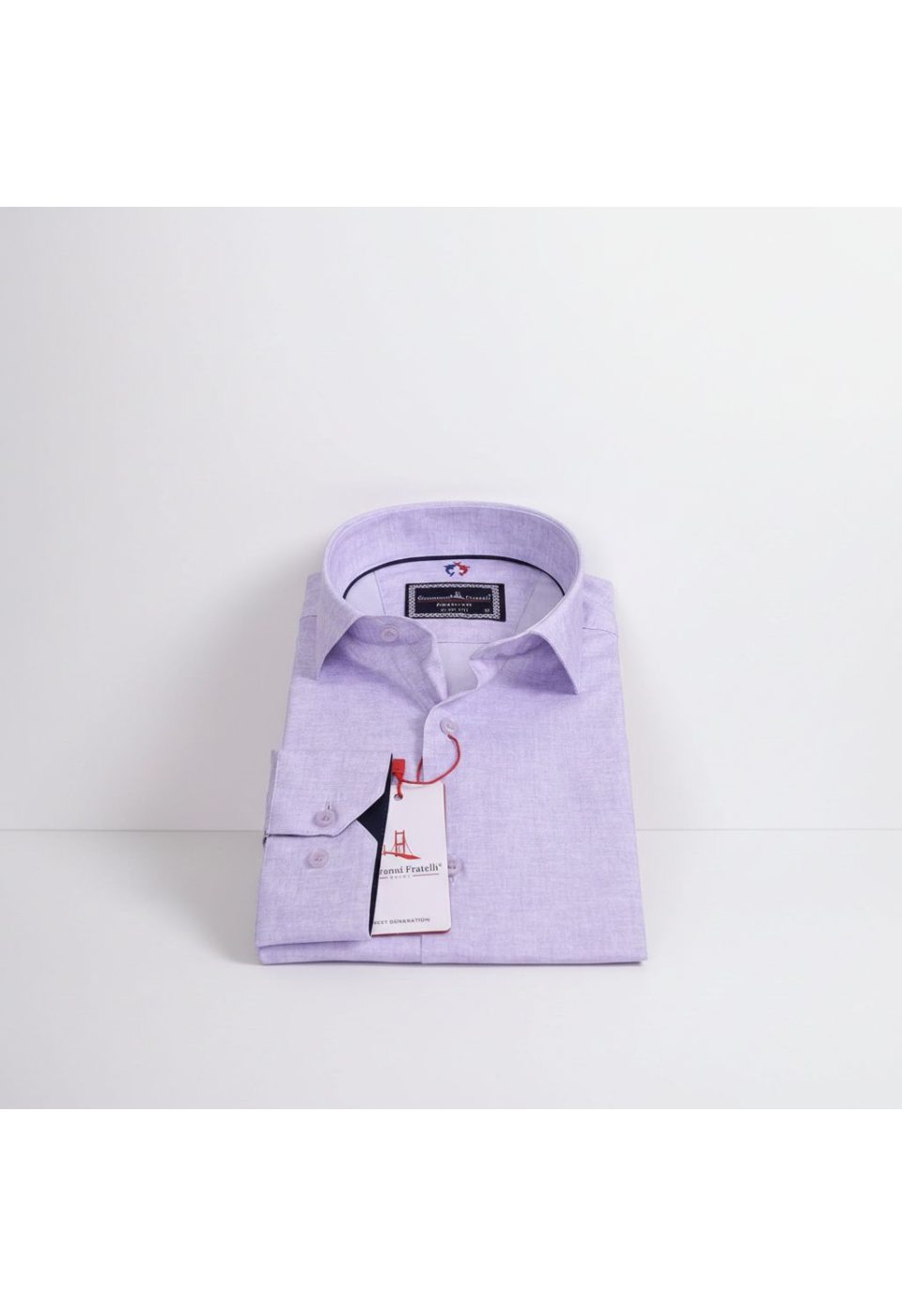 Slim Fit Uzun Kol Desenli Erkek Gömlek 3GMK312421002 - Giovanni Fratelli