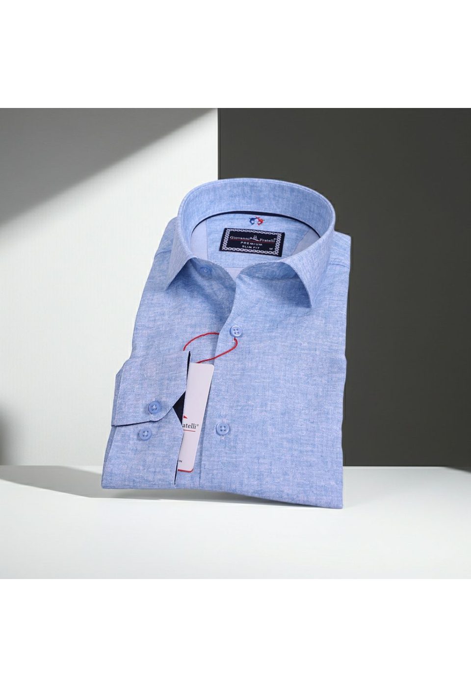 Slim Fit Uzun Kol Desenli Erkek Gömlek 3GMK312421003 - Giovanni Fratelli