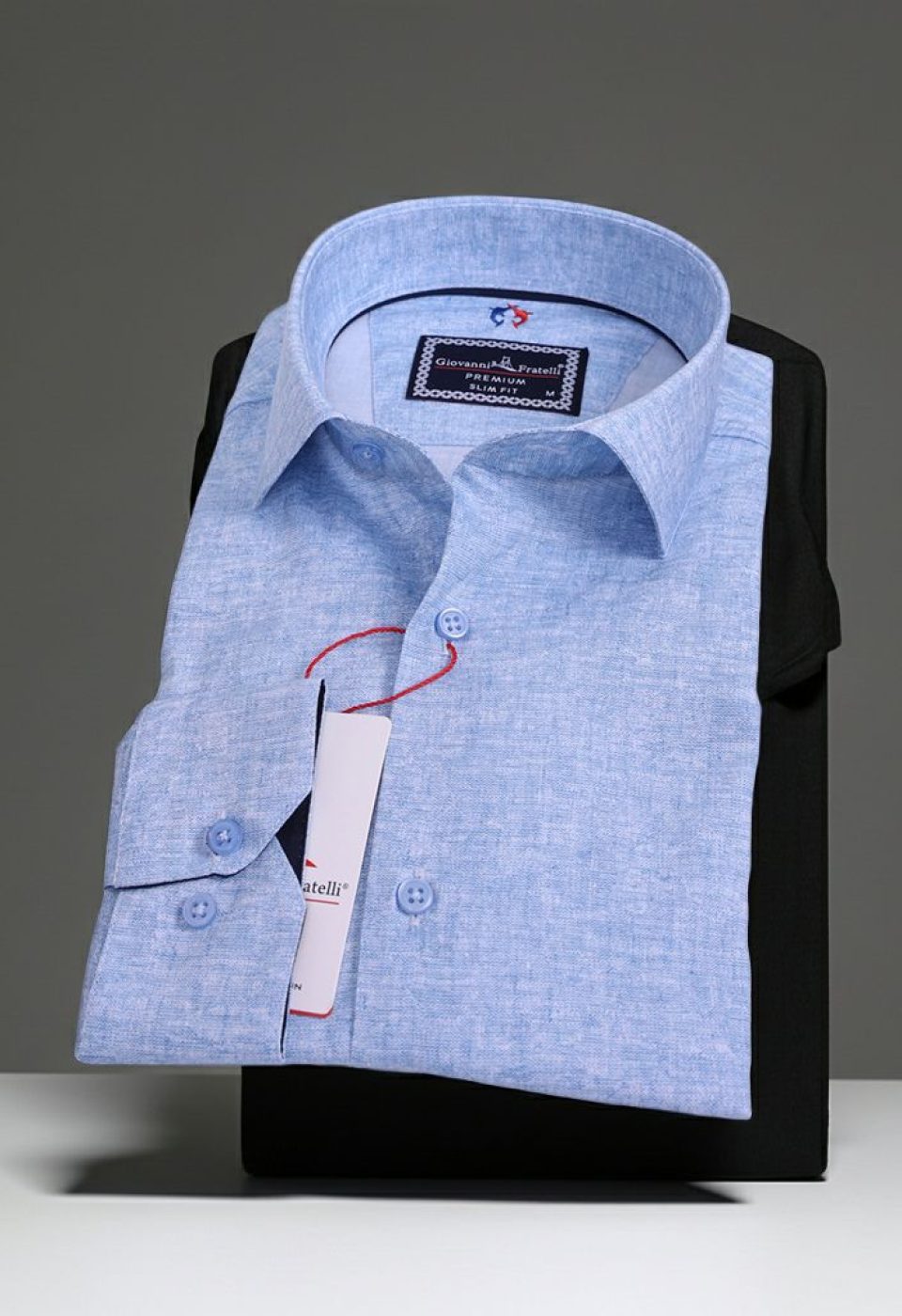 Slim Fit Uzun Kol Desenli Erkek Gömlek 3GMK312421003 - Giovanni Fratelli