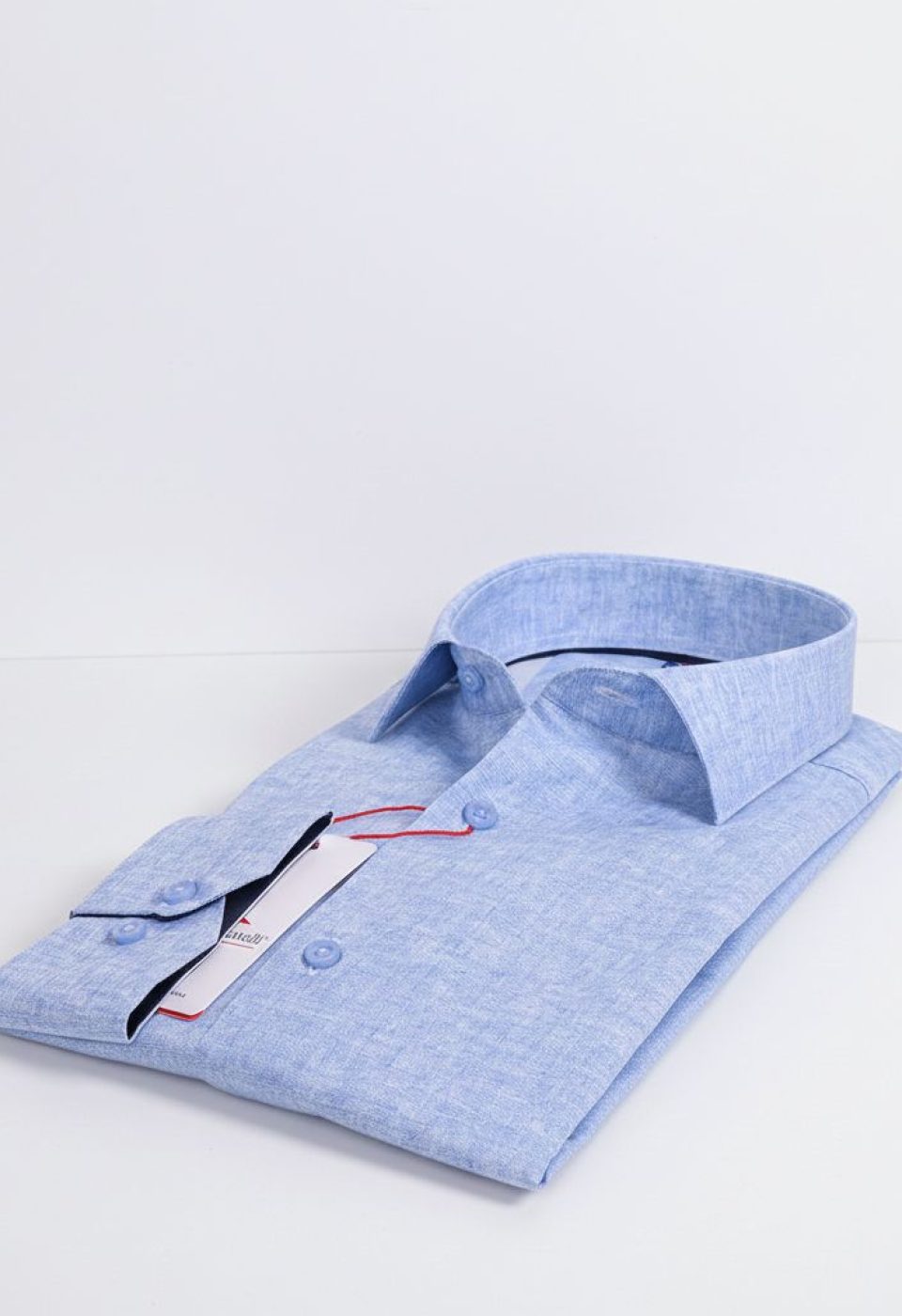 Slim Fit Uzun Kol Desenli Erkek Gömlek 3GMK312421003