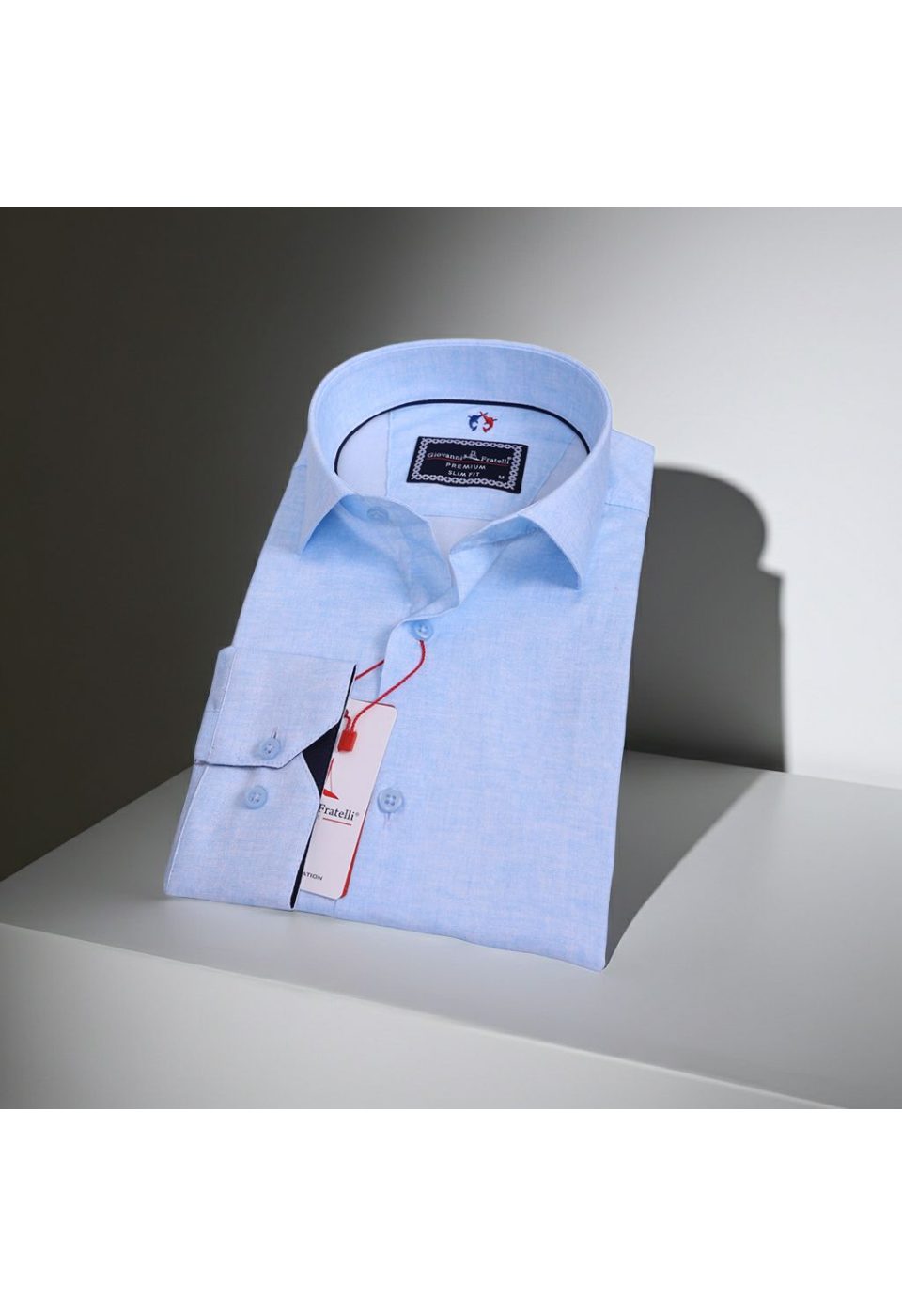 Slim Fit Uzun Kol Desenli Erkek Gömlek 3GMK312421004 - Giovanni Fratelli