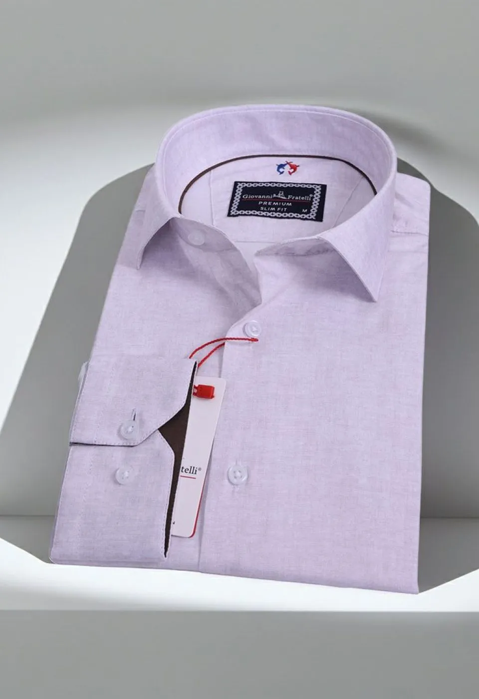 Slim Fit Uzun Kol Desenli Erkek Gömlek 3GMK312421005 - Giovanni Fratelli