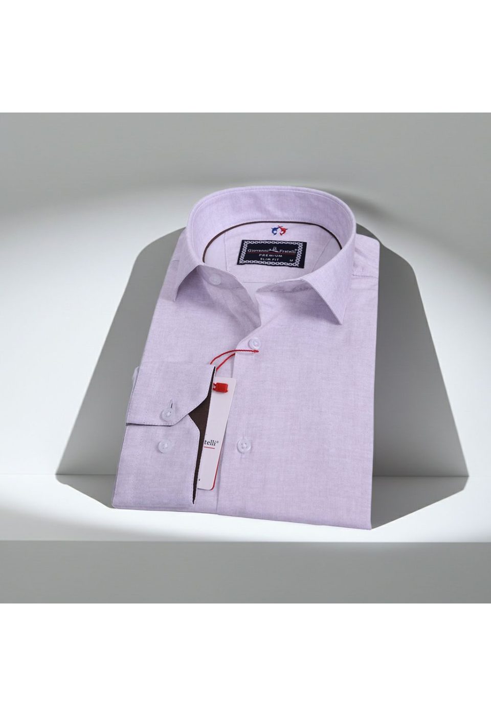 Slim Fit Uzun Kol Desenli Erkek Gömlek 3GMK312421005 - Giovanni Fratelli