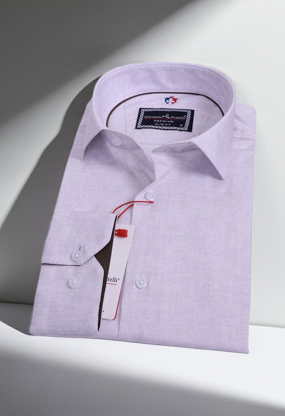 Slim Fit Uzun Kol Desenli Erkek Gömlek 3GMK312421005 - Giovanni Fratelli