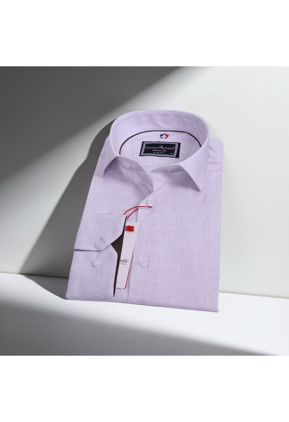 Slim Fit Uzun Kol Desenli Erkek Gömlek 3GMK312421005 - Giovanni Fratelli