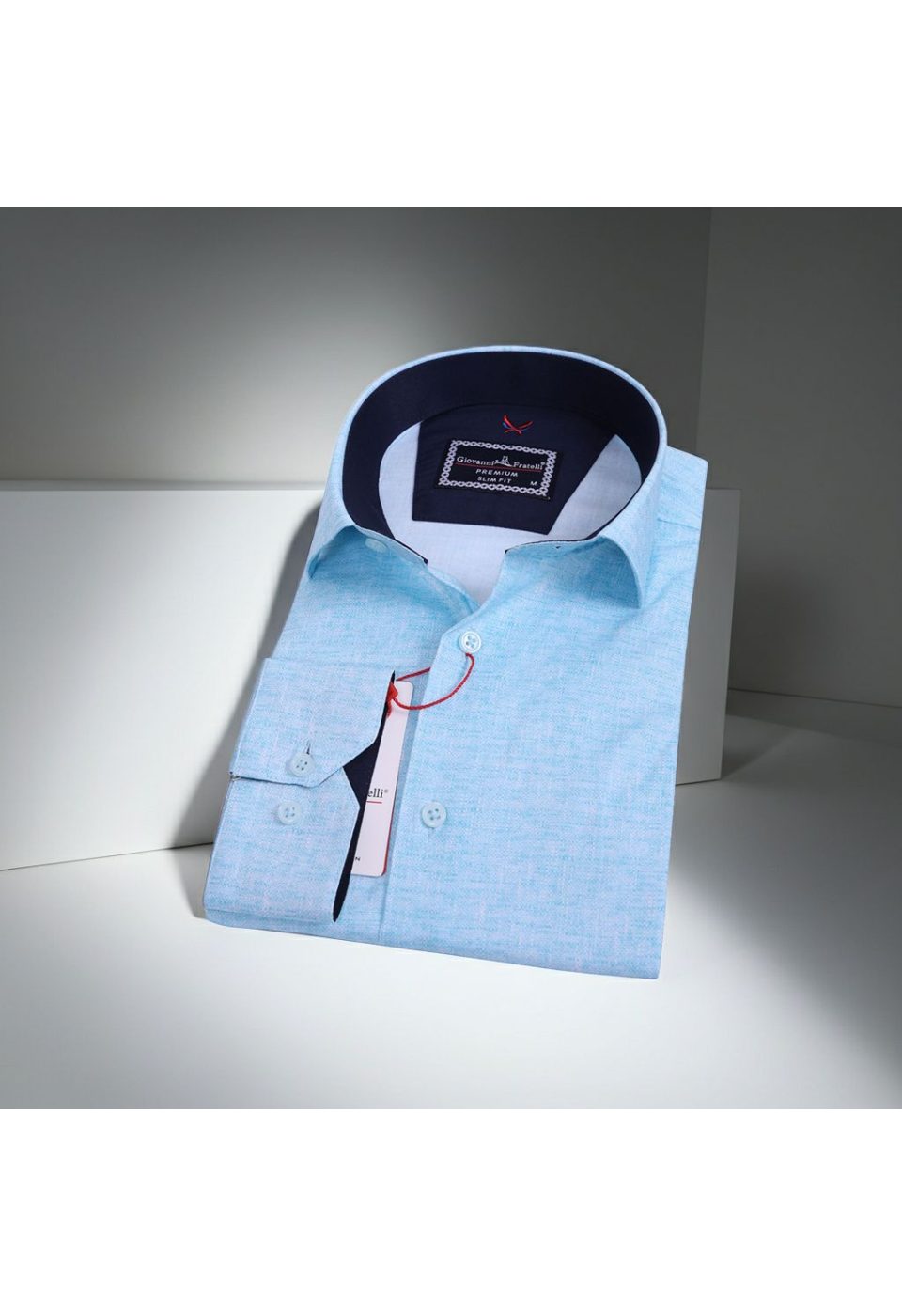 2424 CR KOT 009 Slim Fit Uzun Kol Desenli Erkek Gömlek 3GMK312424009 - Giovanni Fratelli
