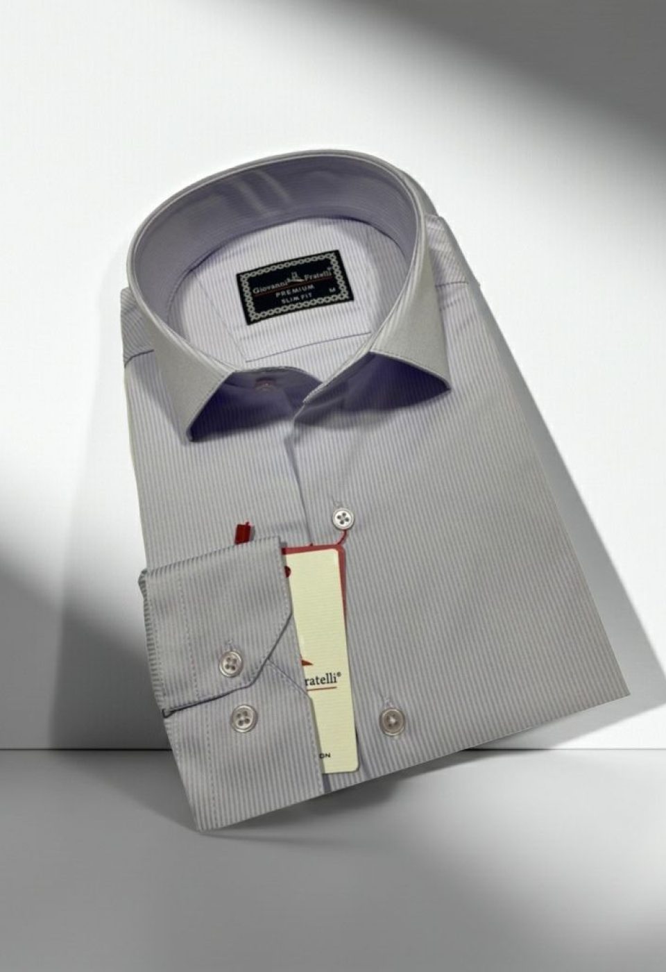 Oskar Slim Fit Uzun Kol Desenli Erkek Gömlek 3GMK312427004