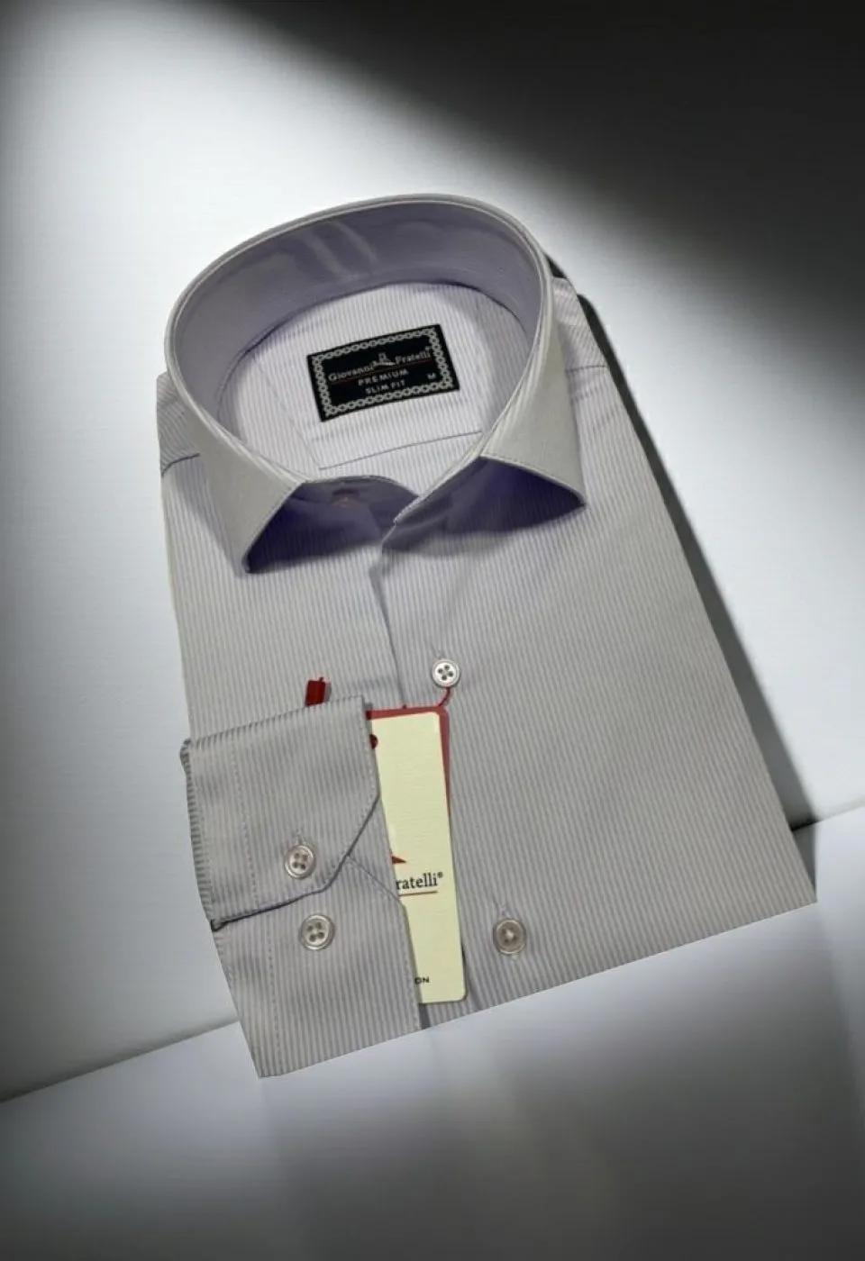 Oskar Slim Fit Uzun Kol Desenli Erkek Gömlek 3GMK312427004