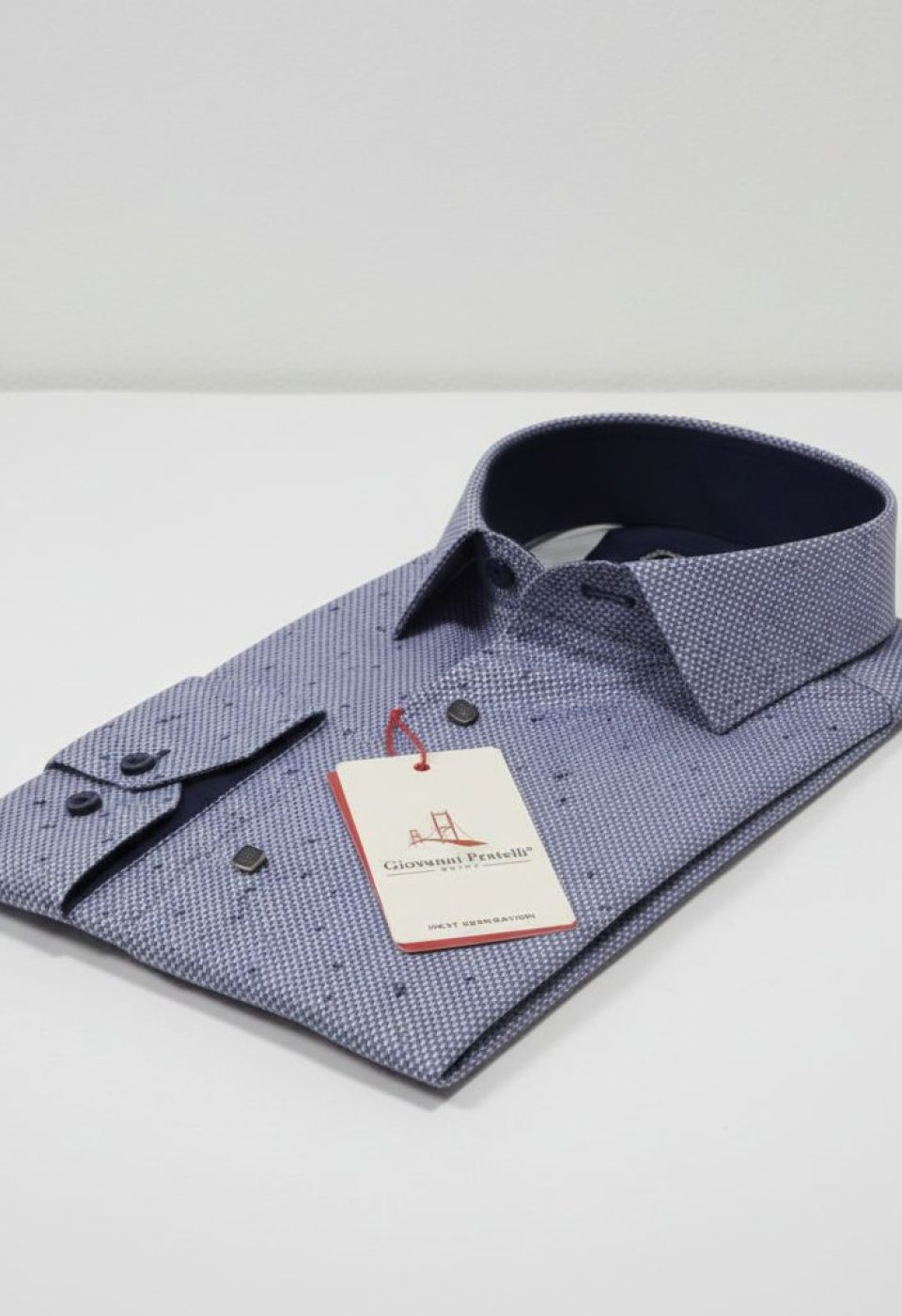 Slim Fit Uzun Kol Desenli Saten Gömlek 3GMK312435005 Slim Fit Uzun Kol Desenli Saten Gömlek 3GMK312435005