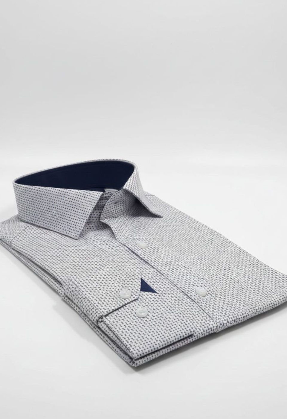 Slim Fit Uzun Kol Desenli Saten Gömlek 3GMK312436003 Slim Fit Uzun Kol Desenli Saten Gömlek 3GMK312436003