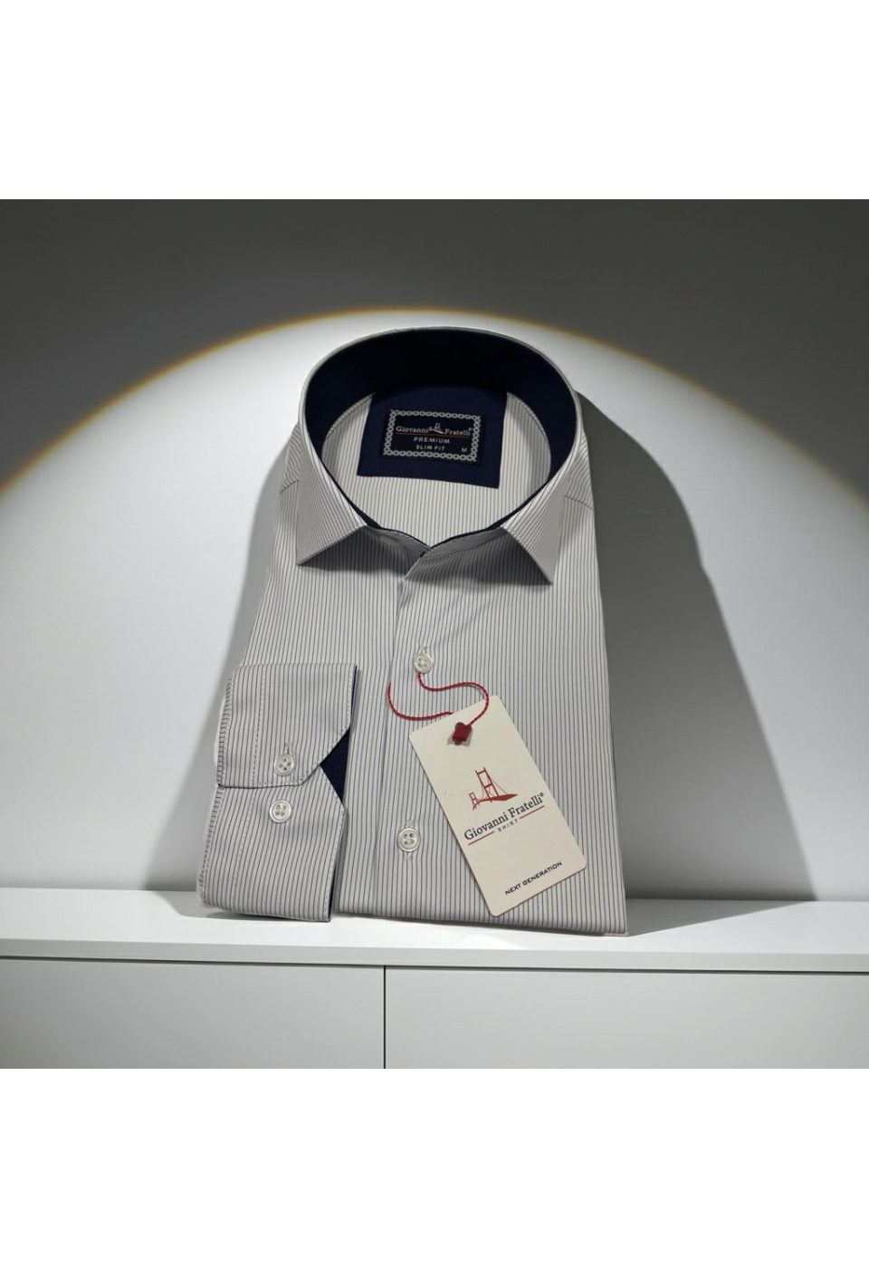 2438 CR FRESH 001 Fresh Slim Fit Uzun Kol Desenli Erkek Gömlek 3GMK312438001 - Giovanni Fratelli