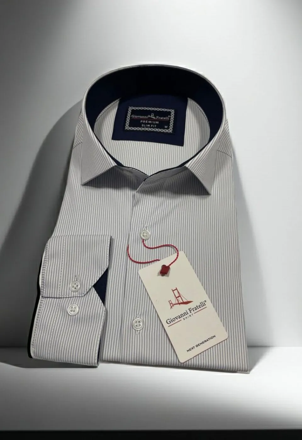Fresh Slim Fit Uzun Kol Desenli Erkek Gömlek 3GMK312438001 - Giovanni Fratelli
